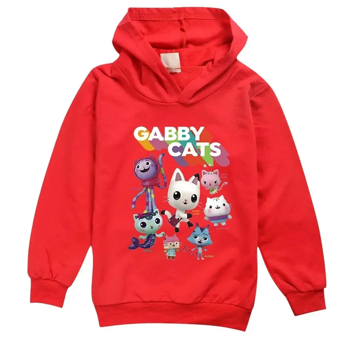 Gabbys Doll House Hoodie Children Spring Autumn New Kids Long Sleeve Coats Boys  Gabbys Cats Sweatshirt Girls Casual Clothes
