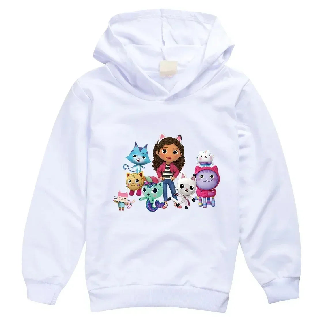 Gabbys Doll House Hoodie Children Spring Autumn New Kids Long Sleeve Coats Boys  Gabbys Cats Sweatshirt Girls Casual Clothes