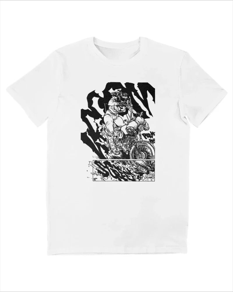 Y2k Harajuku Streetwear Men and Women Short Sleeved Fashion New Cartoon Print Design Shirt Retro Hip-hop Trend Oversized T-shirt