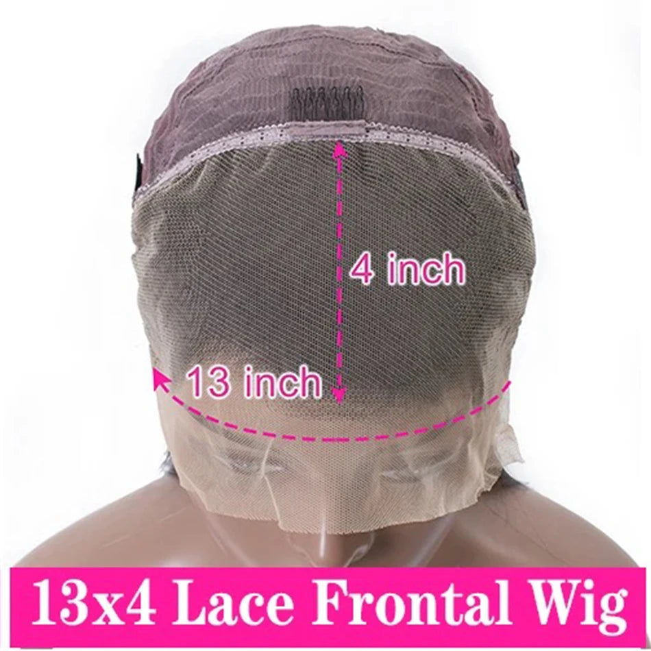 Chocolate Brown Lace Front Wigs Body Wave HD 13x6 30 Inch Colored Transparent Lace Frontal Wig 100% Human Hair Wigs Pre Plucked